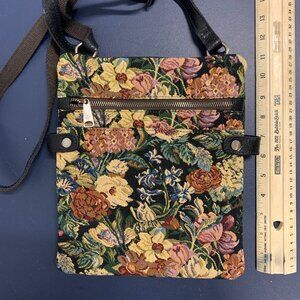 Patricia Nash Floral Embroidered Handbag Purse Cottagecore
